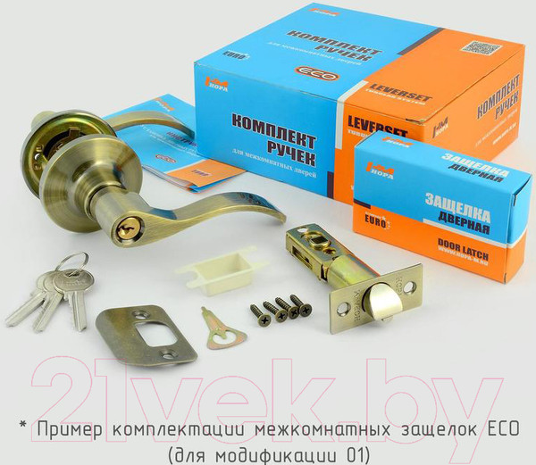 Изображение товара Ручка дверная Нора-М ЗВ3-01-STD (хром)