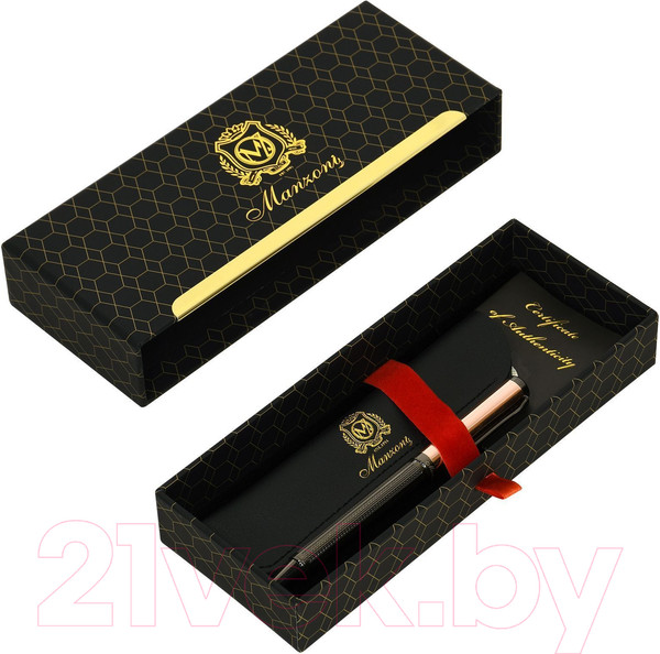 Изображение товара Ручка шариковая Manzoni Panteon / MAPB-BG (синий)