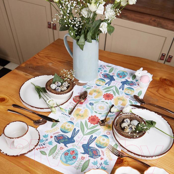 Изображение товара Дорожка на стол Этель Пасхальная скандинавия / 4682727 (30х70)