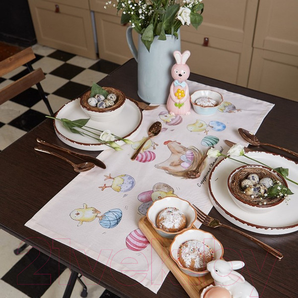 Изображение товара Дорожка на стол Этель Светлой Пасхи / 4682726 (30х70)