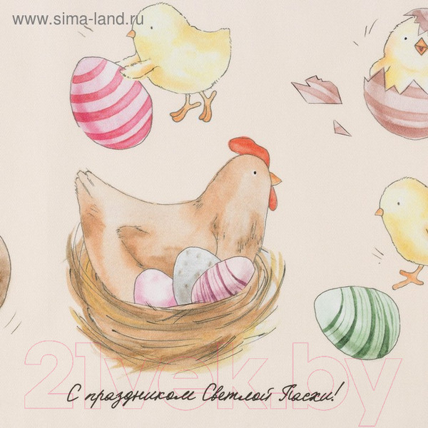 Изображение товара Дорожка на стол Этель Светлой Пасхи / 4682726 (30х70)