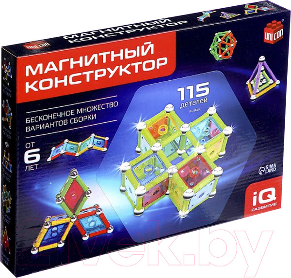 Изображение товара Конструктор магнитный Unicon Необычные фигуры / 1387363