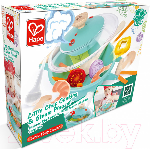 Изображение товара Набор игрушечной посуды Hape Маленький повар / E3187_HP