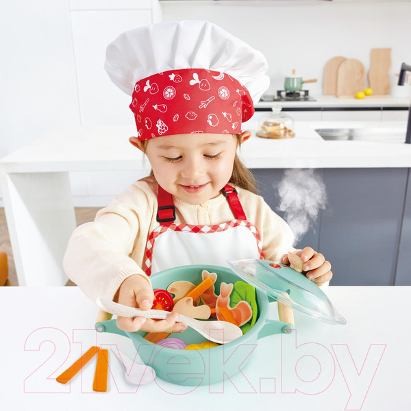 Изображение товара Набор игрушечной посуды Hape Маленький повар / E3187_HP