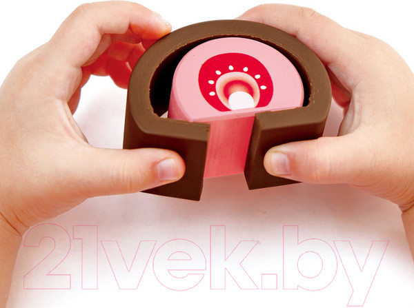 Изображение товара Набор игрушечных продуктов Hape Пирожные. Клубничный десерт / E3194_HP