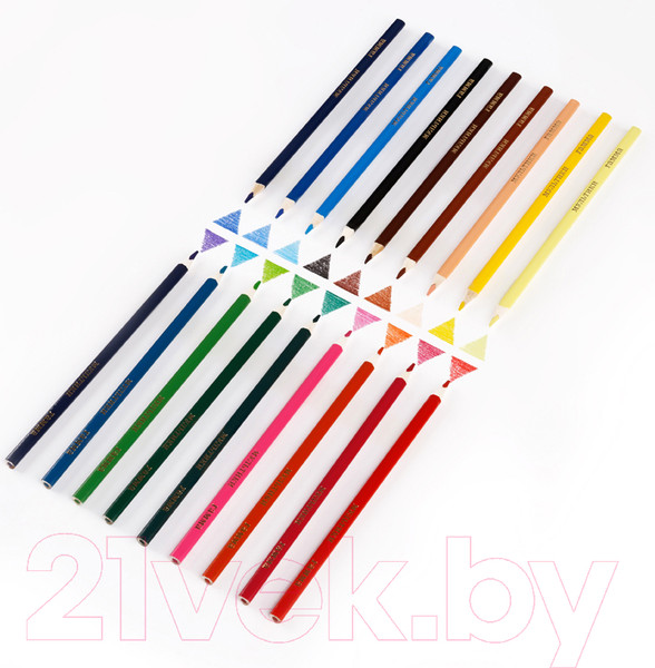 Изображение товара Набор цветных карандашей ГАММА Мультики / 290122_18 (18цв)