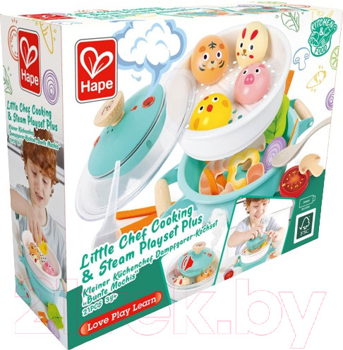 Изображение товара Набор игрушечной посуды Hape Маленький повар / E3202_HP