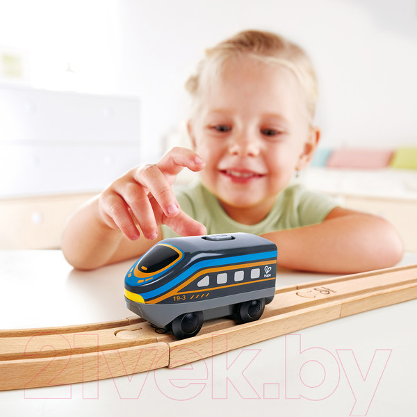 Изображение товара Поезд игрушечный Hape Мой поезд / E3785_HP (черный)