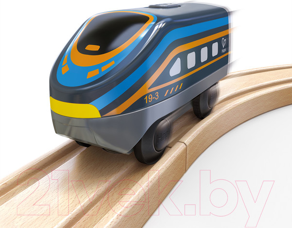 Изображение товара Поезд игрушечный Hape Мой поезд / E3785_HP (черный)