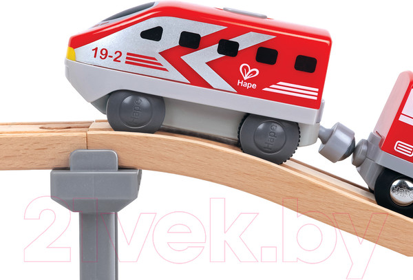 Изображение товара Поезд игрушечный Hape Мой поезд / E3786_HP (красный)
