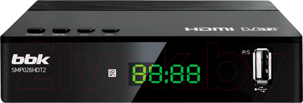 Изображение товара Тюнер цифрового телевидения BBK SMP026HDT2