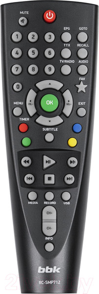 Изображение товара Тюнер цифрового телевидения BBK SMP026HDT2