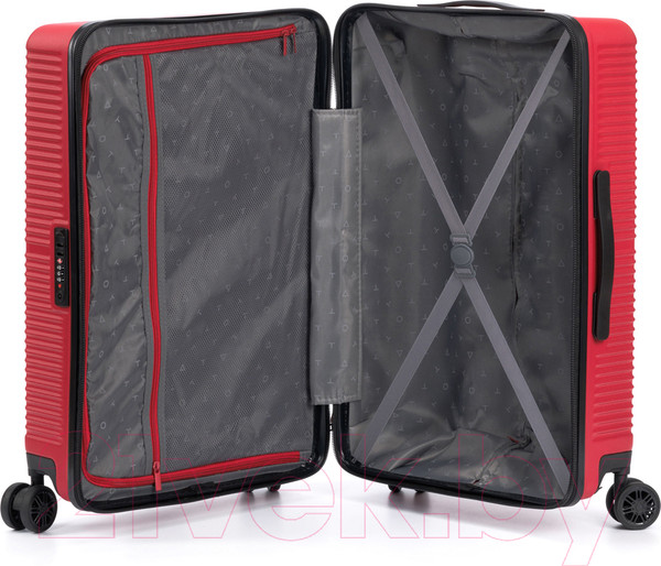 Изображение товара Чемодан на колесах Torber Elton / T2056M-Red (красный)