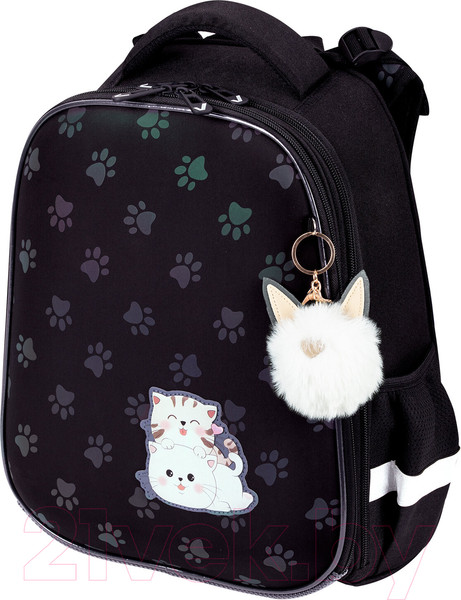 Изображение товара Школьный рюкзак Brauberg Luminous. Paws / 271366