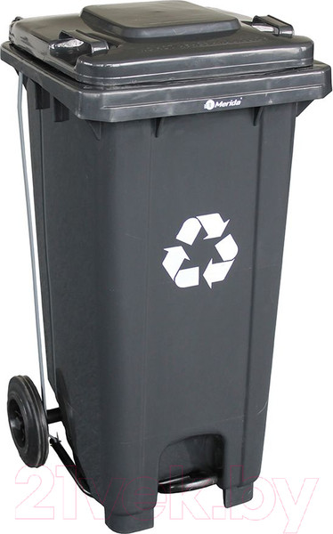Изображение товара Контейнер для мусора Merida KJS412 (120л, серый)
