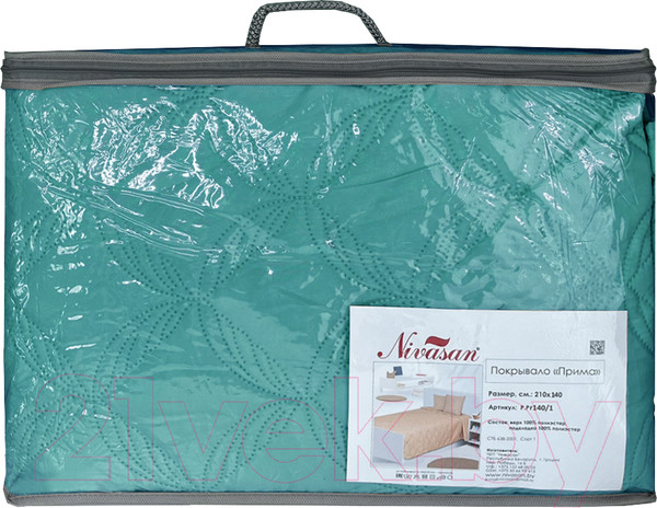 Изображение товара Покрывало Nivasan Прима-1 / P.PR210-1 (бирюза)