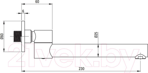 Изображение товара Излив Deante Cascada NAC Z87K
