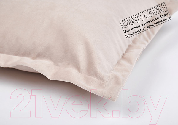 Изображение товара Подушка декоративная Сонум Бентли 45x45 (с кантом, белый)