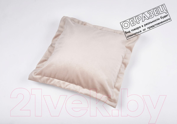 Изображение товара Подушка декоративная Сонум Кашемир 45x45 (с кантом, серый)