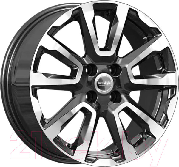 Изображение товара Литой диск K&K КС1026 16x6.5" 4x100мм DIA 60.1мм ET 50мм Алмаз черный