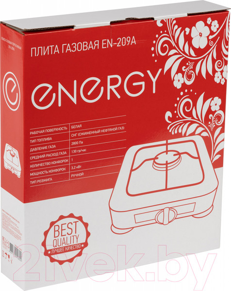 Изображение товара Газовая настольная плита Energy EN-209A / 144032
