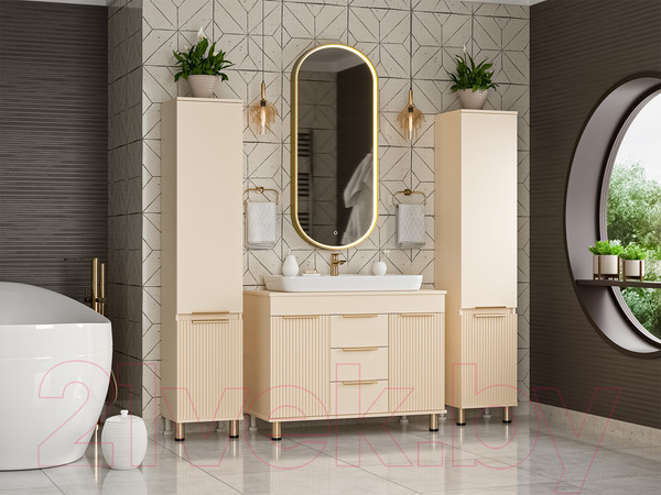 Изображение товара Тумба под умывальник Brevita Enfida 100 / ENF-06100-0343Я