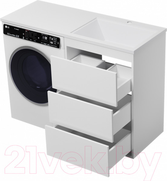 Изображение товара Тумба под умывальник Brevita Grafit 60 / GRA-01060-023Я