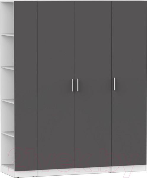 Изображение товара Шкаф Интермебель Марсель-23 / МР 01-23 (графит серый)