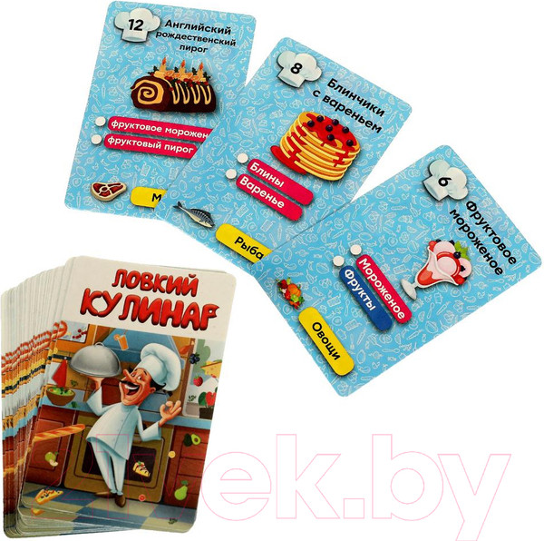Изображение товара Настольная игра Умные игры Ловкий кулинар / 4680107994202