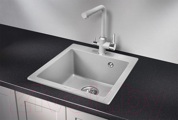 Изображение товара Мойка кухонная GRANULA GR-4651 (алюминиум)