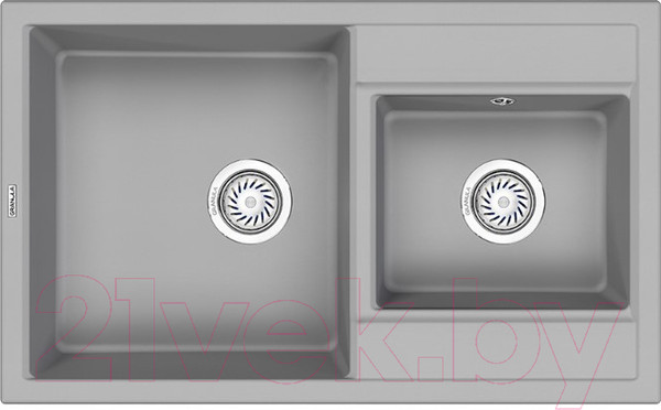 Изображение товара Мойка кухонная GRANULA GR-8201 (алюминиум)