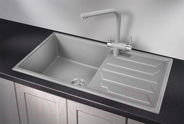 Изображение товара Мойка кухонная GRANULA GR-8601 (алюминиум)