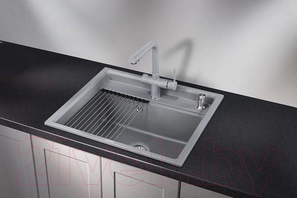 Изображение товара Мойка кухонная GRANULA KS-6003 (алюминиум)