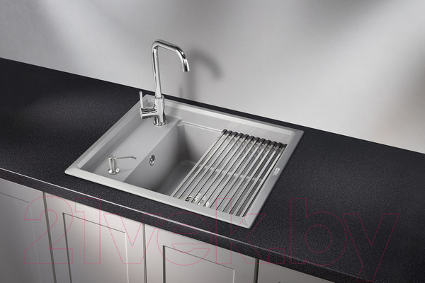 Изображение товара Мойка кухонная GRANULA KS-6004 (алюминиум)
