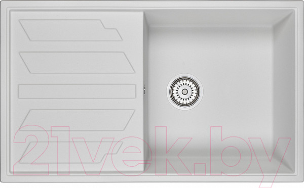 Изображение товара Мойка кухонная GRANULA GR-8601 (арктик)