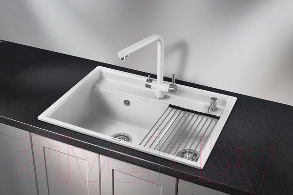 Изображение товара Мойка кухонная GRANULA KS-7302 (арктик)