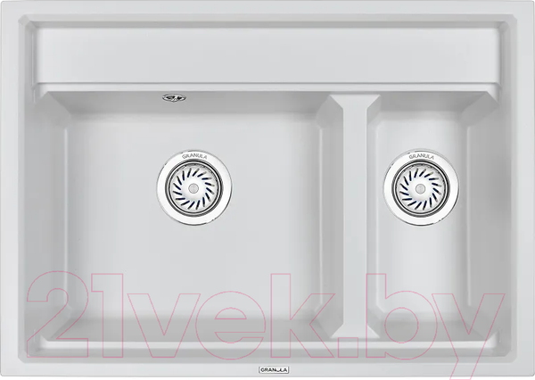 Изображение товара Мойка кухонная GRANULA KS-7302 (арктик)