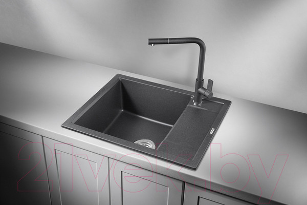 Изображение товара Мойка кухонная GRANULA GR-6002 (черный)