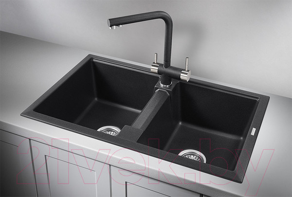 Изображение товара Мойка кухонная GRANULA GR-8101 (черный)