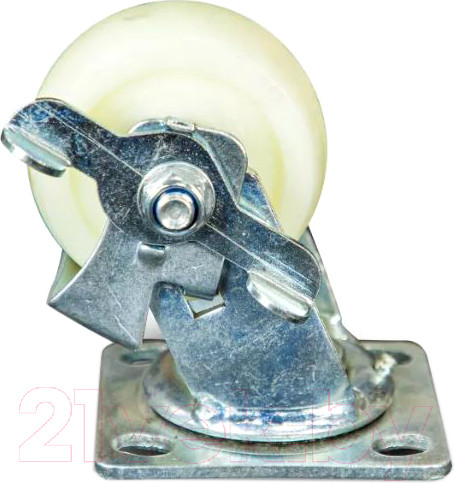 Изображение товара Опора колесная для тележки складской TOR SCdnb 42 100мм с тормозом / 1024222