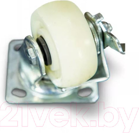 Изображение товара Опора колесная для тележки складской TOR SCdnb 42 100мм с тормозом / 1024222