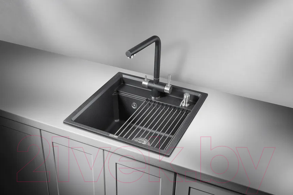 Изображение товара Мойка кухонная GRANULA KS-5002 (черный)