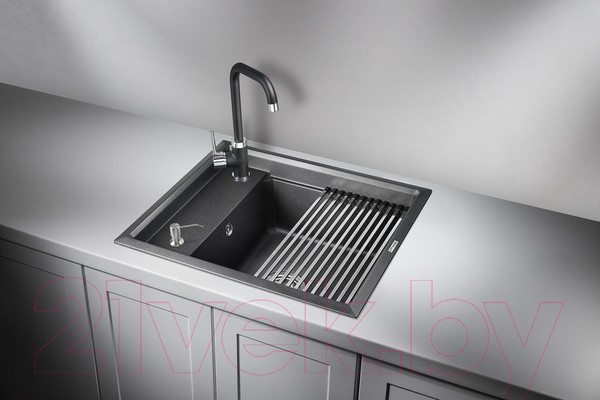 Изображение товара Мойка кухонная GRANULA KS-6004 (черный)
