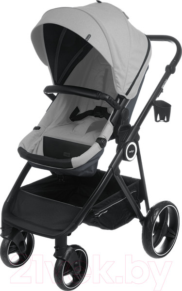 Изображение товара Детская универсальная коляска INDIGO Shuttle (светло-серый/темно-серый)