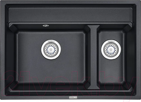 Изображение товара Мойка кухонная GRANULA KS-7302 (шварц)