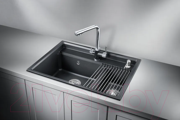 Изображение товара Мойка кухонная GRANULA KS-7302 (шварц)