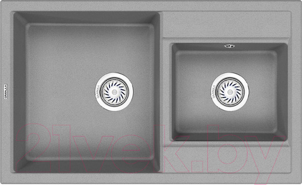 Изображение товара Мойка кухонная GRANULA GR-8201 (базальт)