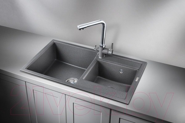Изображение товара Мойка кухонная GRANULA GR-8201 (графит)