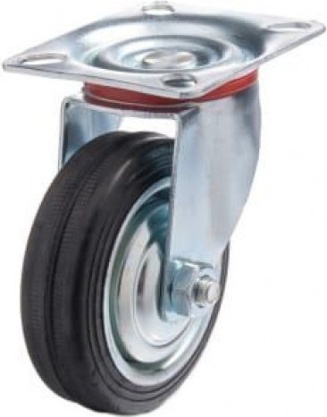Изображение товара Колесо для тележки складской TOR Поворотное SC 42 100мм (Y) / 1022083
