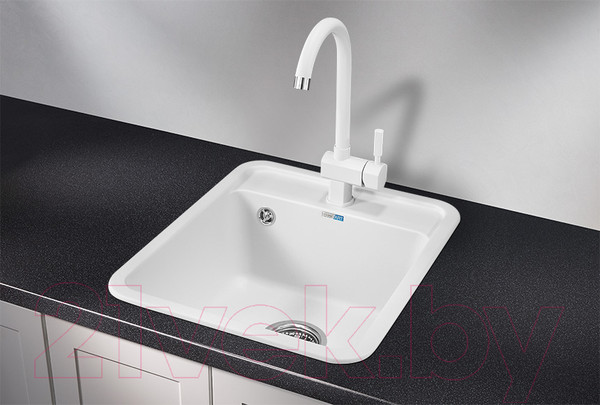 Изображение товара Мойка кухонная GRANULA ST-4202 (белый)